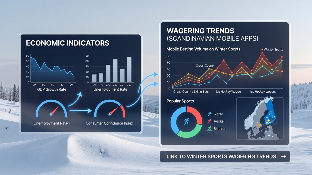 Scandinavian winter sports betting activity on mobile apps during peak season